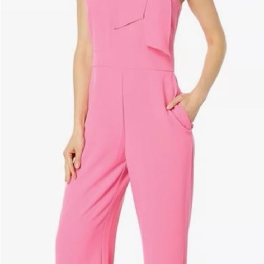Vince Camuto Vibrant Pink Jumpsuit - Picture 5 of 11